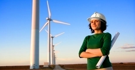 green job - lavoro verde - donna ambiente