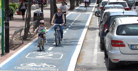 Pesaro Bicipolitana - bicicletta - pista ciclabile