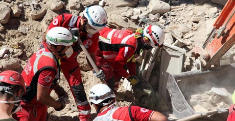 Croce Rossa Italiana terremoto solidarietà
